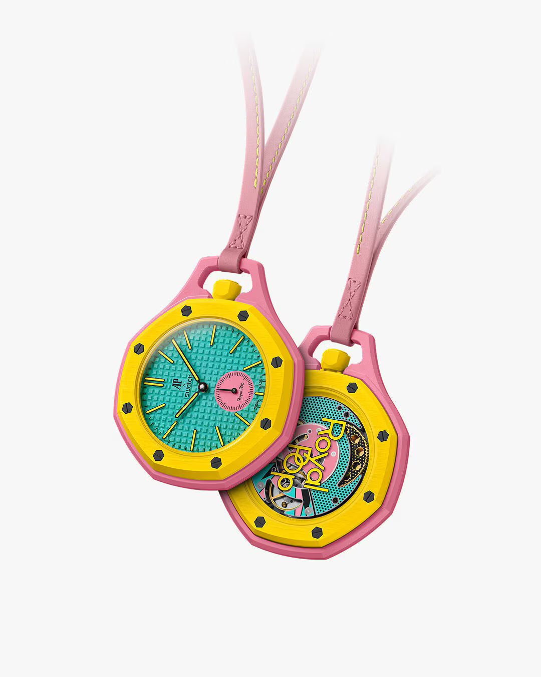 Case-Strap for the Swatch x AP Royal Pop OTG ROZ - Image 2