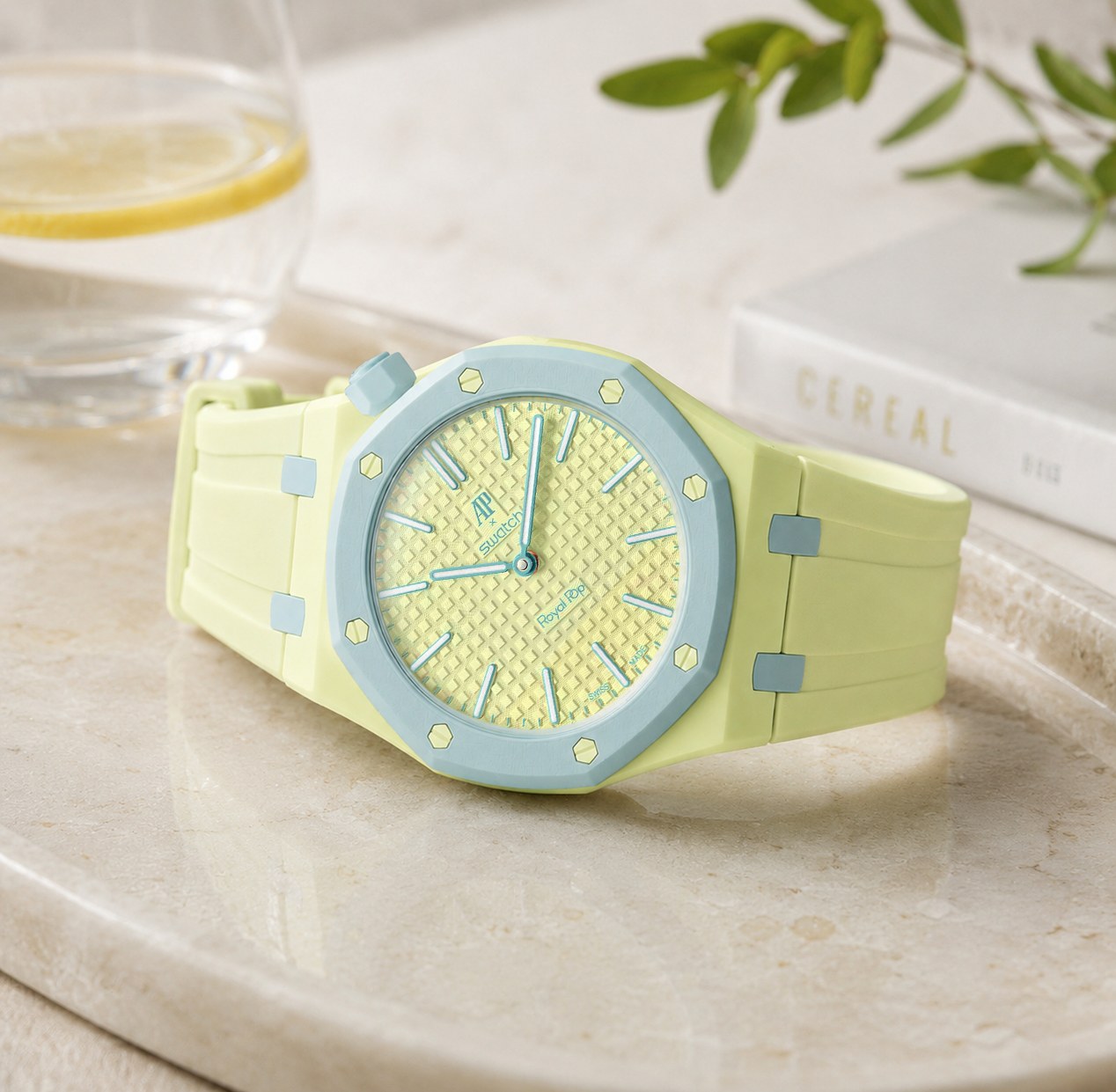 Case-Strap for the Swatch x AP Royal Pop Blaue Acht