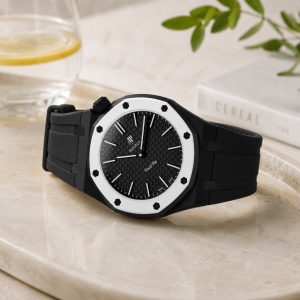 Case-Strap for the Swatch x AP Royal Pop Ocho Negro